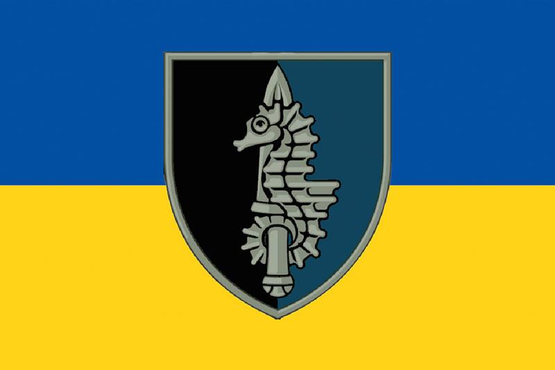 Прапор 73 МЦСпО імені Антіна Головатого ЗСУ синьо-жовтий