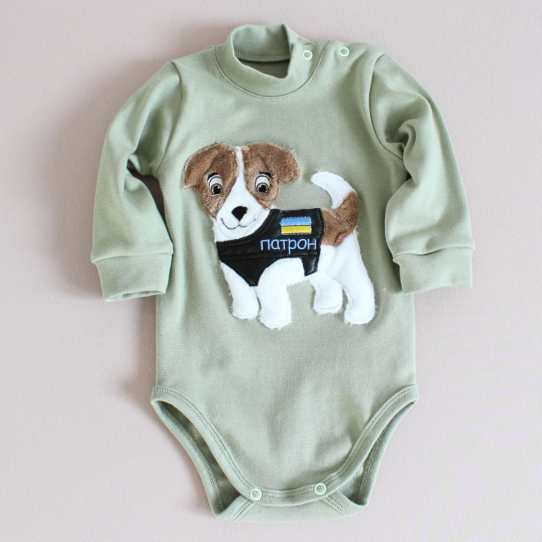 Боді гольф з песиком Патроном для немовлят  хлопчику, фото 1