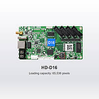 Контролер Huidu HD-D16, (640*64, 320*128, 4 x HUB75B, з Wi-Fi-модулем)