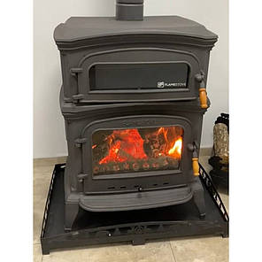 Опалювальні чавунні печі буржуйки з духовкою для дачі Flame Stove Піч для заміського будинку Altara Premium, фото 4