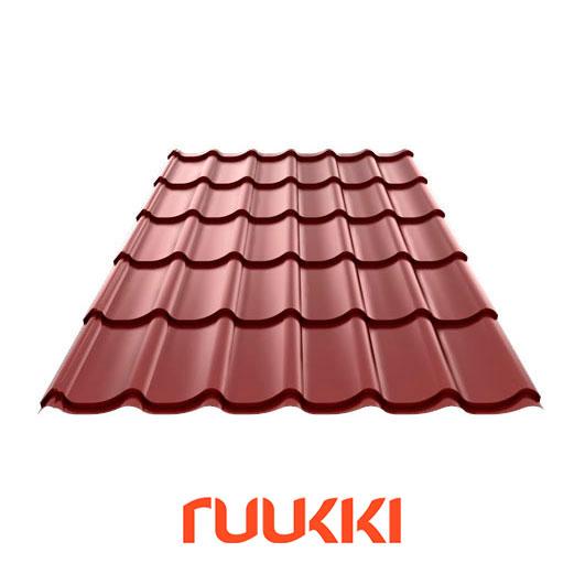 Металочерепиця Ruukki 40 Monterrey (Рууккі Монтеррей) 0.55 мм Crown BT (Purex)