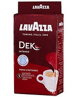 Кофе молотый LAVAZZA DEK INTENSA без кофеина 250гр