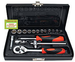 Набір інструменту Intertool ET-6017 1/4", 17 од. (гол. 4-13 мм)