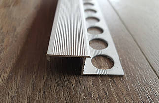 Алюмінієвий профіль для плитки, Срібло (ПЛ-210)