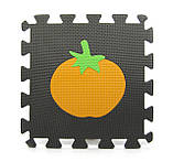 Килимок пазл EVA Овочі фрукти ягоди, розмір пазлу 29 х 29 см, фото 3