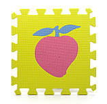 Килимок пазл EVA Овочі фрукти ягоди, розмір пазлу 29 х 29 см, фото 6