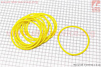 Кольцо (манжет) уплотнительное гильзы 105мм, желтые к-кт 10шт ZH1105 для дизельного двигателя ZS1100 - 15л/с и