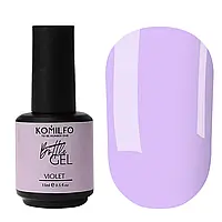 KOMILFO BOTTLE GEL VIOLET З ПЕНЗЛИКОМ, 15 МЛ