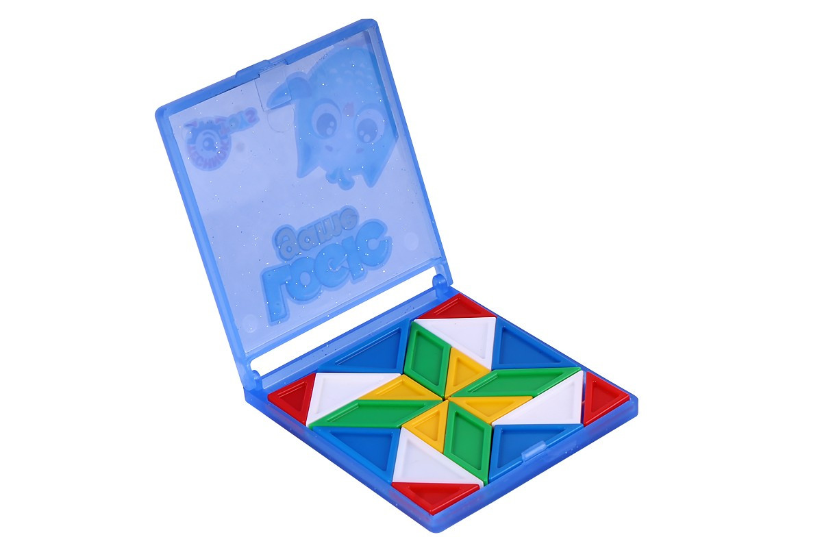 Логічна гра Калейдоскоп ТехноК 2346, дитяча головоломка, танграм, розиваюча іграшка
