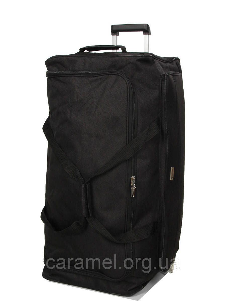 Сумка на колесах велика L чорна 80x38x36см/98л/2.7кг/Worldline 852-80