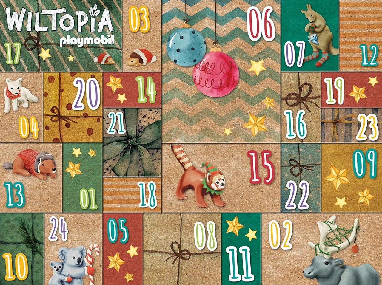 Плеймобил Адвент календарь звери Playmobil Wiltopia DIY Advent Calendar - фото 2 - id-p1749532278