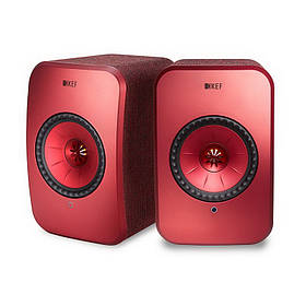 KEF LSX Maroon