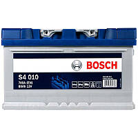 Аккумулятор автомобильный Bosch S4 80Ah 740A S40100 P+(правый плюс) 0092S40100 (580400074) (4047023479648)