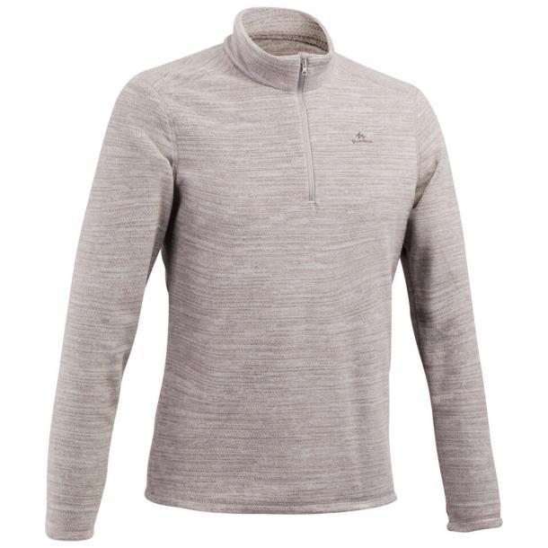 Термобілизна - флісова кофта Decathlon Zip MH100 Grey (312360) РОЗМІР 3XL