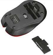 Мишка бездротова Trust MYDO Silent Click червона (21871), фото 2