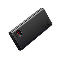 УМБ Power Bank (зовнішній акумулятор) Baseus Adaman Metal 20000 мАг 22.5 Вт Чорний (PPAD070101), фото 3