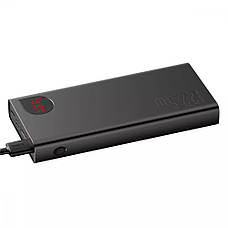 УМБ Power Bank (зовнішній акумулятор) Baseus Adaman Metal 20000 мАг 22.5 Вт Чорний (PPAD070101), фото 4