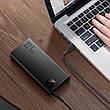 УМБ Power Bank (зовнішній акумулятор) Baseus Adaman Metal 20000 мАг 22.5 Вт Чорний (PPAD070101), фото 7