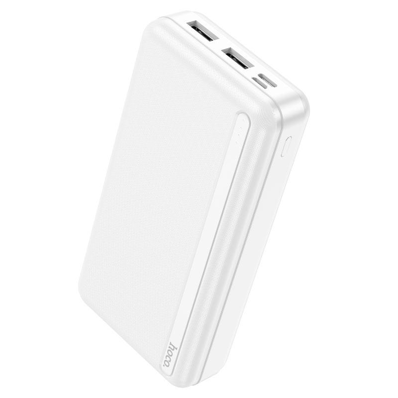 УМБ Power Bank (зовнішній акумулятор) Hoco J91A 20000 мАг Білий (J91A/White)
