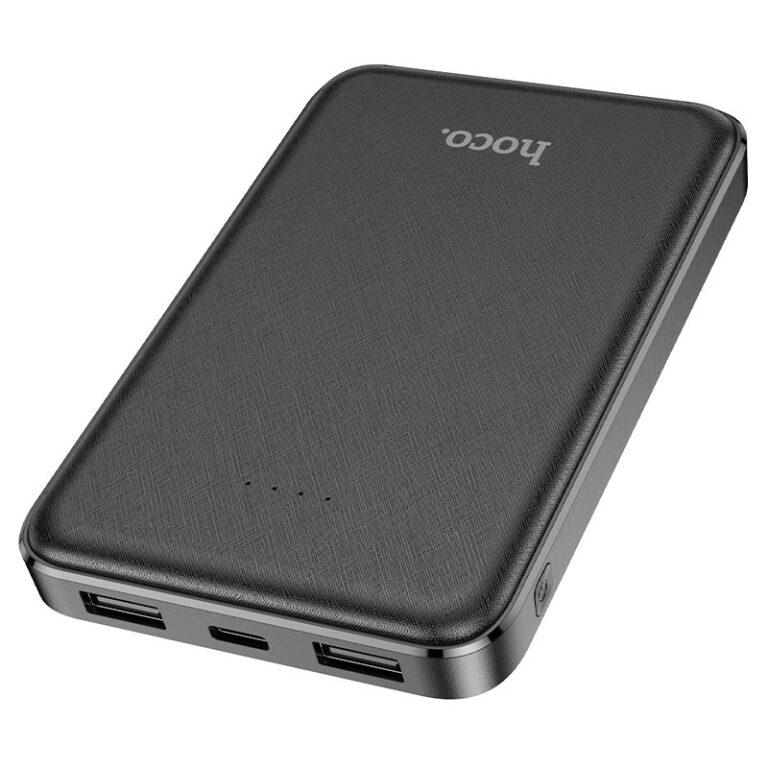 УМБ Power Bank (зовнішній акумулятор) Hoco 10000 мАг J93 Handsome Чорний (6931474770660)