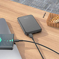 УМБ Power Bank (зовнішній акумулятор) Hoco 10000 мАг J93 Handsome Чорний (6931474770660), фото 6