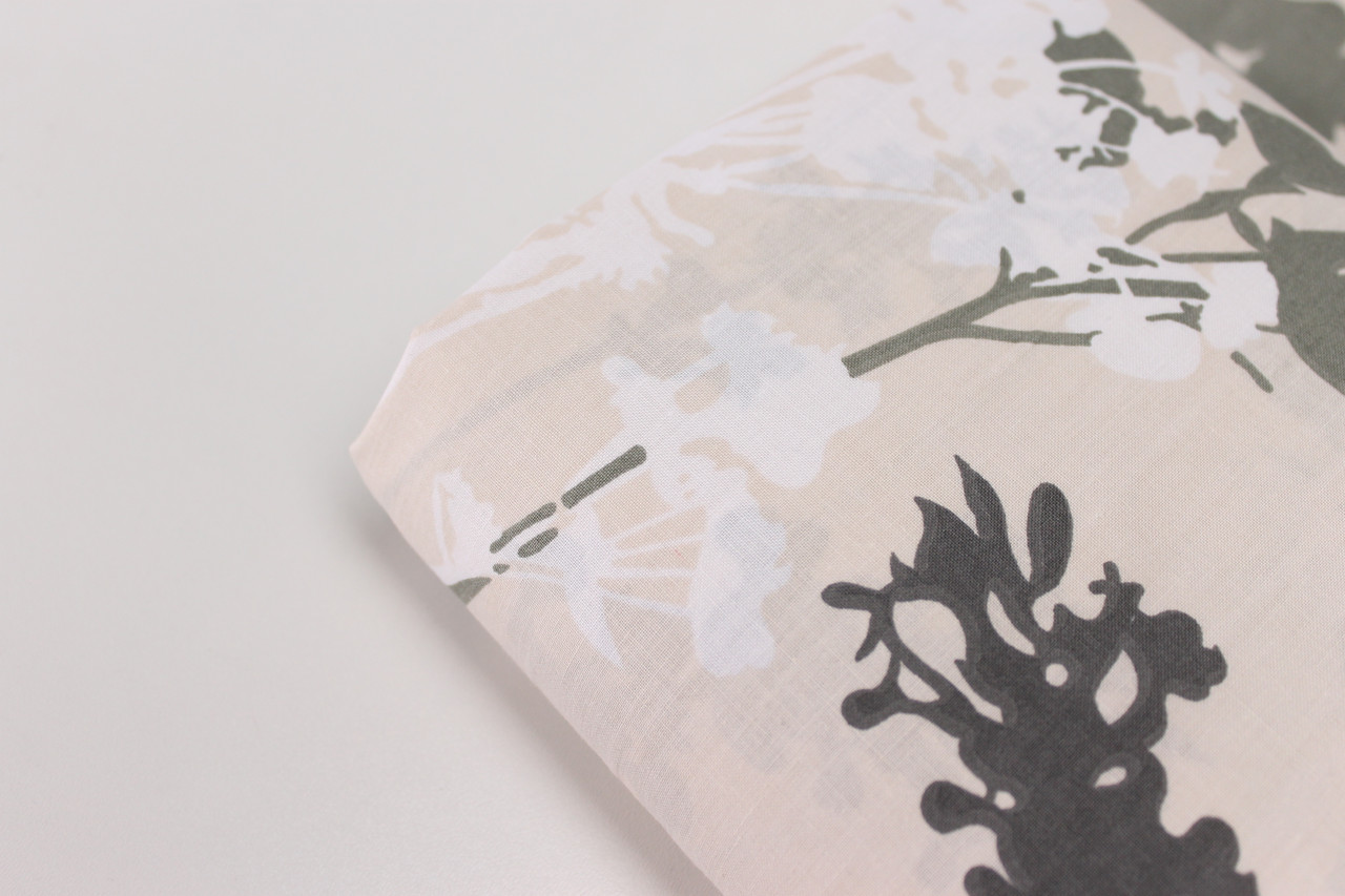 Лоскуток. Тканина 100% бавовна для постільної білизни "Польові паростки" 48*220 см, фото 1