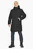 Брендова чорна куртка чоловіча на зиму модель 51801 50 (L), фото 6