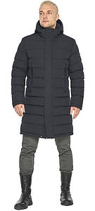Чоловіча графітова куртка міська на зиму модель 51801 50 (L)