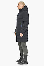 Чоловіча графітова куртка міська на зиму модель 51801 50 (L), фото 3