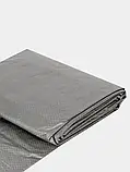 Тент 100 г/м2 "Grey" 4*6 м тарпауліновий тент від дощу, фото 3
