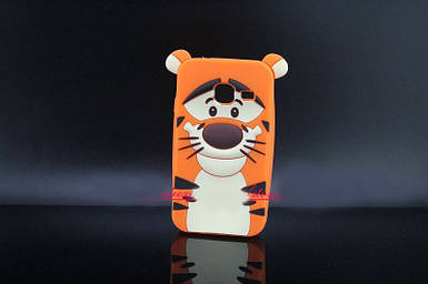 Резиновый 3D чехол для Samsung Galaxy J1 mini Duos SM-J105 Тигруля