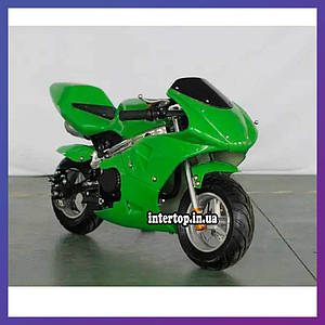 Дитячий електро мотоцикл двоколісний на акумуляторі мотор 350W SN-EP32 для дітей від 5 до 10 років зелений