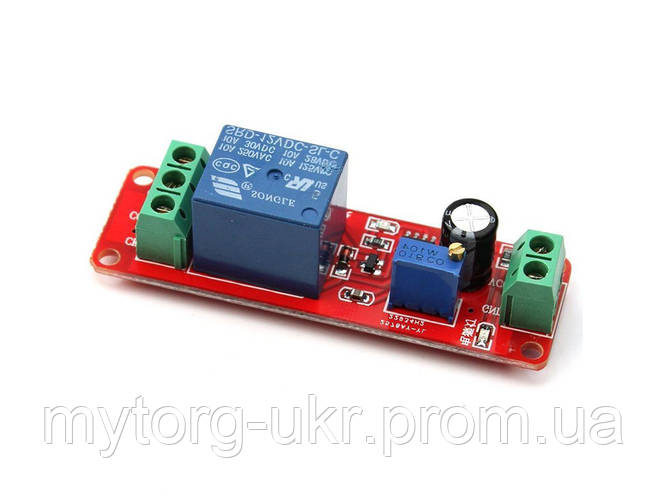 Купить Реле задержки на включение и отключение от 0 до 10 секунд 12V ...