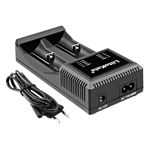 Універсальна зарядка для акумуляторів LiitoKala Lii-PL2 220/12 В 18650, 26650, Li-Ion, LiFePO4, Ni-Mh, Ni-Cd, фото 1