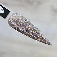 Гель глітерний для нігтів Saga Glitter Opal No 2, 8 мл