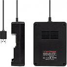 Зарядний пристрій для акумуляторів USB Li-ion Charger MS-5D82A 4.2V/2A з 2 слотами, фото 6