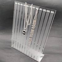 Підставка під браслети та ланцюжки 240х190х55 мм акрил