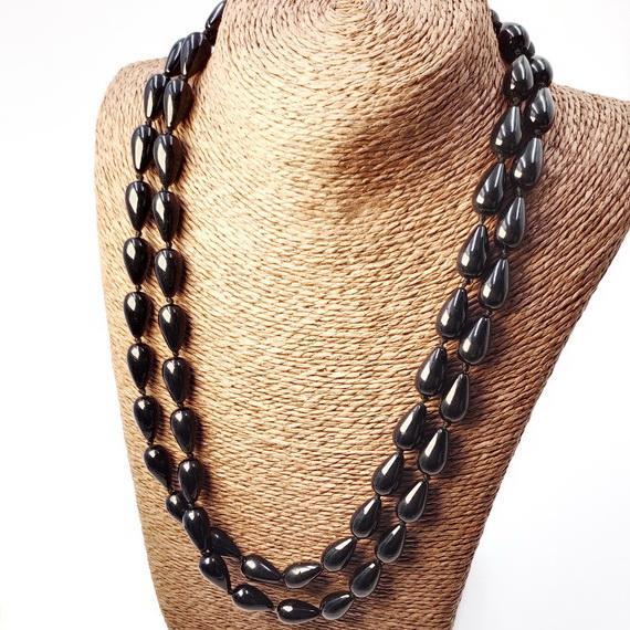 Бусы Из Черного Агата Капля 120 См — Купить Недорого на Bigl.ua ...