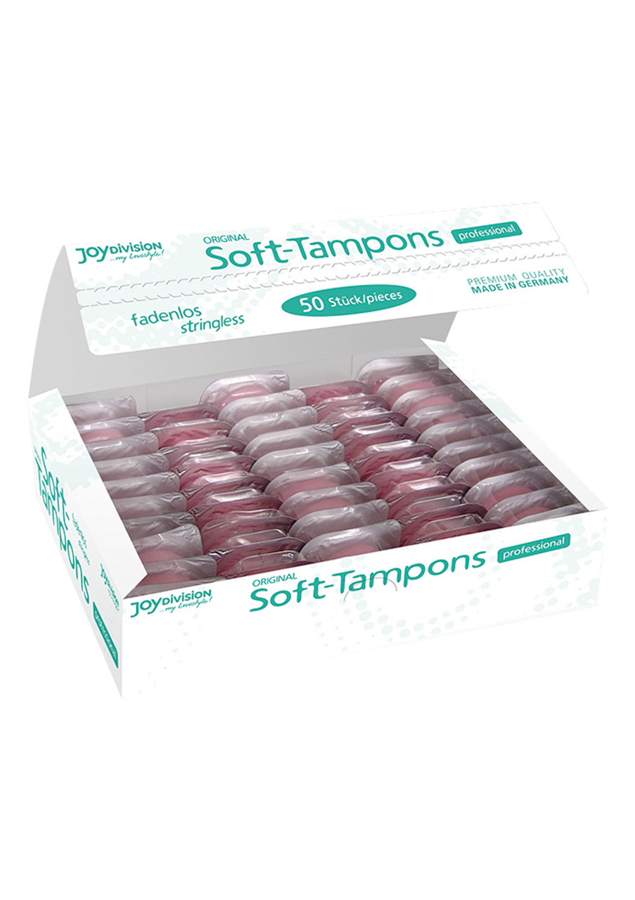 Жіночі гігієнічні м'які тампони Soft-Tampons Professional JoyDivision, 50 шт.