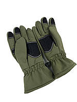 Теплые перчатки тактические полнопалые . Зимние водонепроницаемые рукавицы. Размер : 2XL Олива