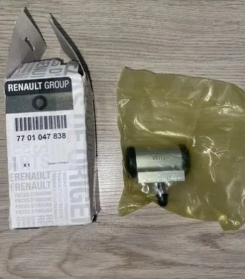 Гальмівний циліндр задній Renault Logan, Clio 2 (Original) -7701047838  Рено логан, фото 1