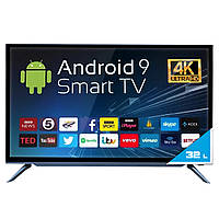 Телевизор LED SMART TV 32 дюйма 4K Wi-Fi с T2 Android 9