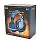 Ігрові навушники Kotion Each G2000 Pro Gaming Headset Black/Blue з мікрофоном та підсвічуванням, фото 6