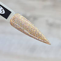 Гель глітерний для нігтів Saga Glitter Opal No 5, 8 мл