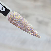 Гель глітерний для нігтів Saga Glitter Opal No 4, 8 мл