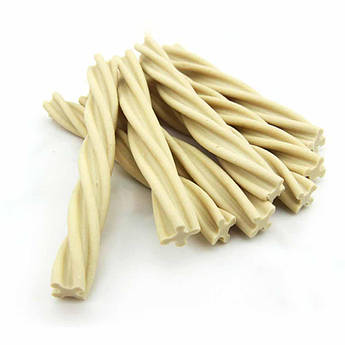 Ласощі для собак, палички для догляду за зубами (вівсянка), Селянські Смаколики12 см 500г