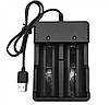 Зарядний пристрій для акумуляторів USB Li-ion Charger MS-5D82A 4.2V/2A з 2 слотами, фото 2