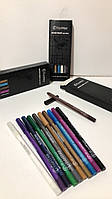 Набір кольорових олівців для очей Flormar Waterproof Eye Liner (12 штук в упаковці)