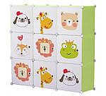 Дитяча модульна шафа Omna ANIMALS 110x110x37 см різні малюнки, фото 5
