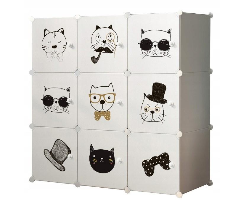 Дитяча модульна шафа Omna ANIMALS Коти, фото 1